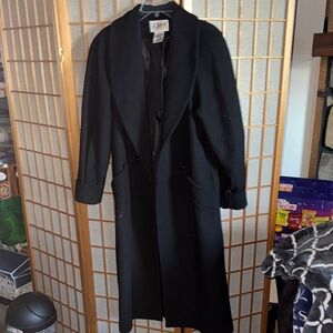 Liz Baker Black Trench Coat